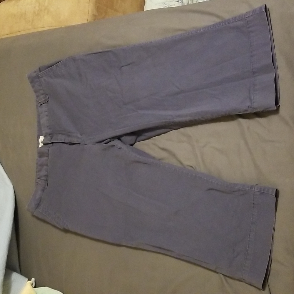Blue capri pants
